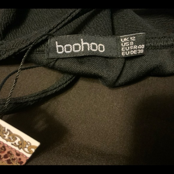 NWT Boohoo “Rosie” off shoulder culotte jumpsuit - Picture 7 of 8